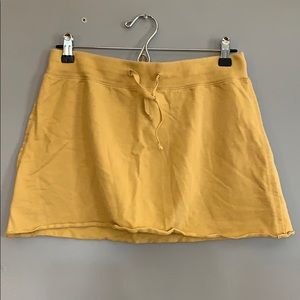 Mustard Yellow Activewear Skirt